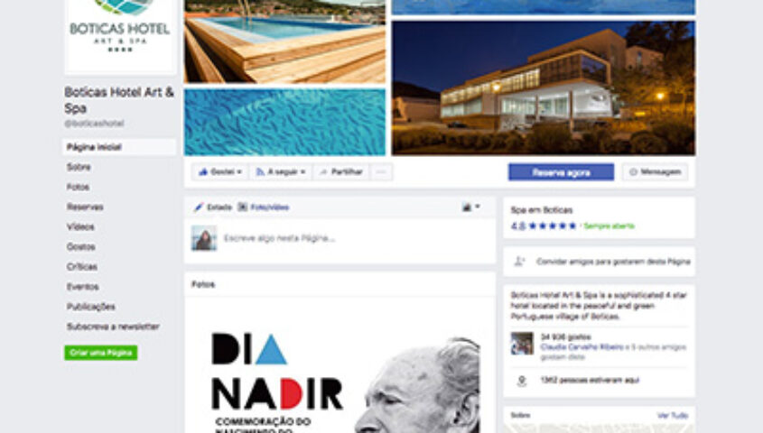 Facebook Boticas Hotel